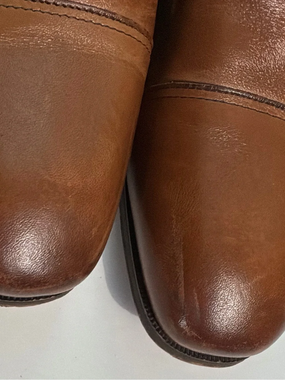 Florsheim Francisco Cognac Cap-Toe Oxford  Memory Foam Mens